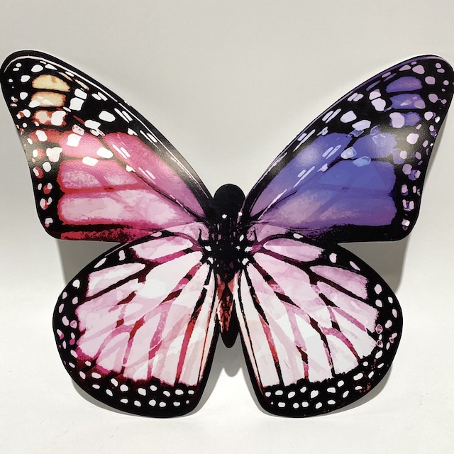 BUTTERFLY, (Small) Pink Purple 50cm H x 65cm W